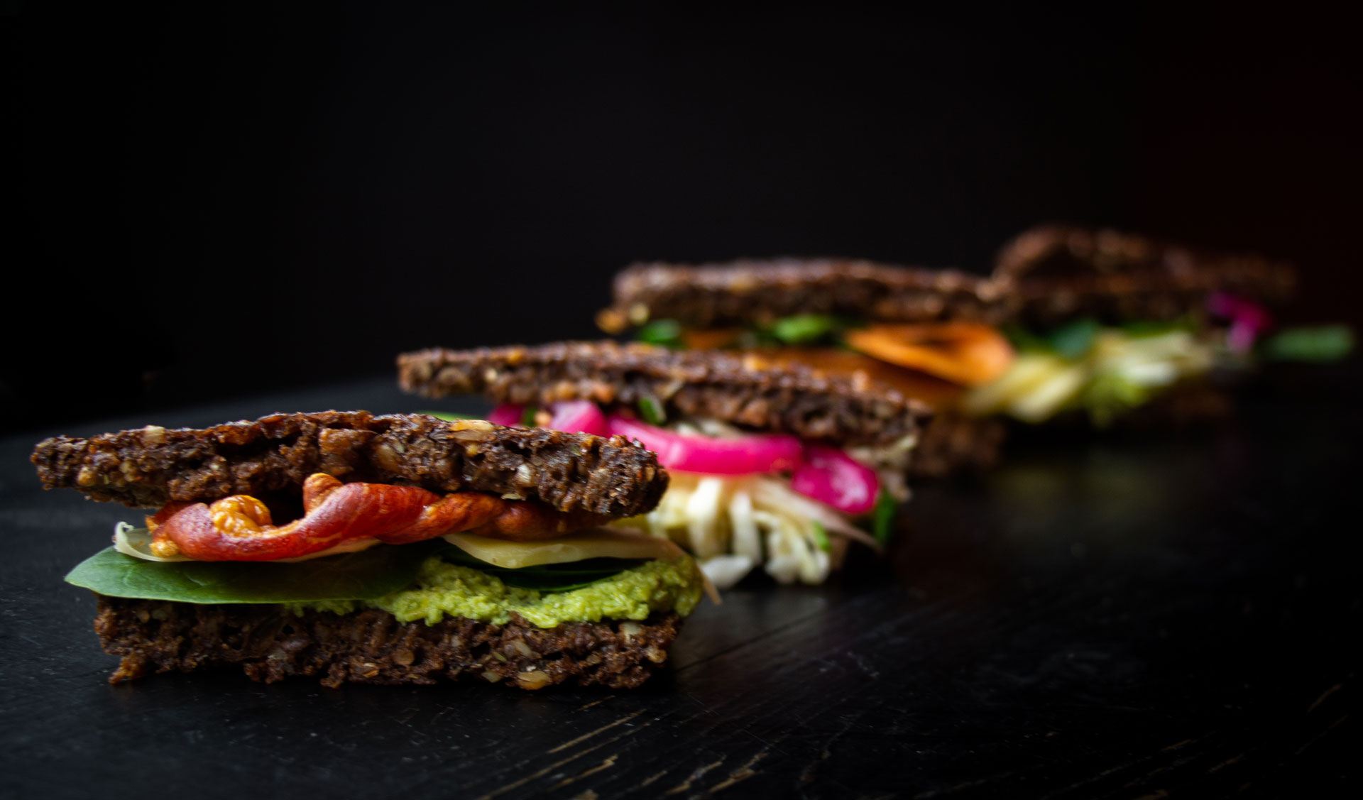 Økologiske rugbrødssandwich i København | Ristet Rug
